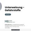 Sicherheitsunterweisung: Gefahrstoffe