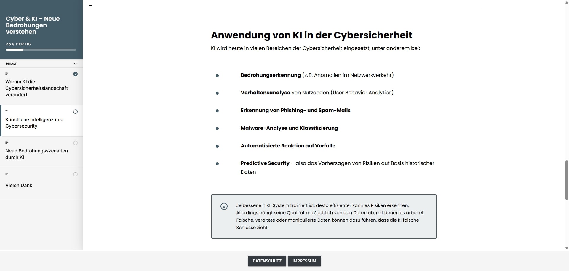 Mitarbeiterschulung Cyber & KI – Neue Bedrohungen verstehen