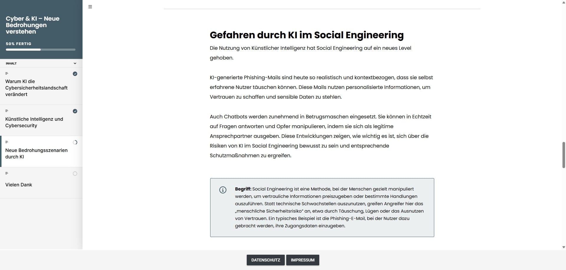 Mitarbeiterschulung Cyber & KI – Neue Bedrohungen verstehen
